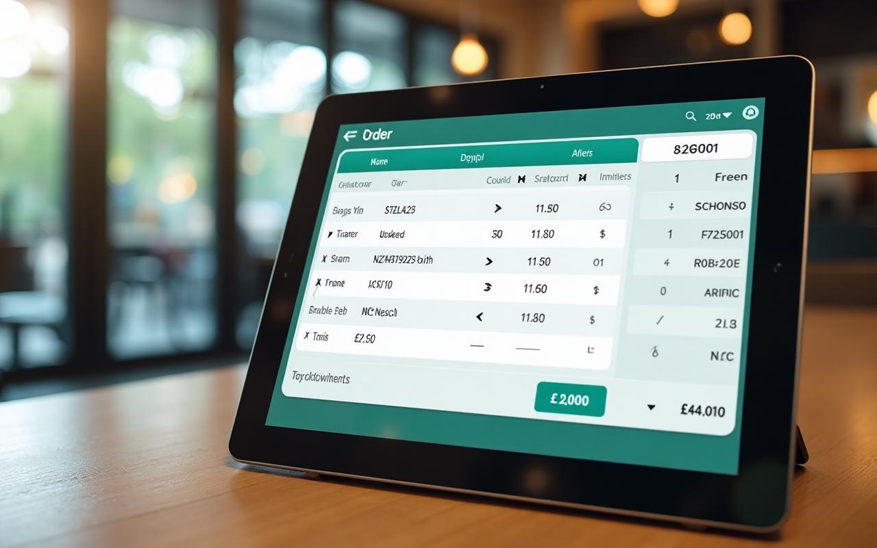 UpRestro POS billing interface UpRestro POS billing interface